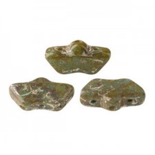 Les perles par Puca® Delos beads Opaque aqua new picasso 63020/65400